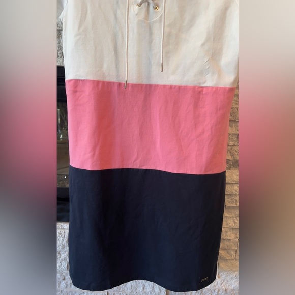 Tommy Hilfiger size Small Petite 100% Cotton summer color lock dress - Picture 5 of 9
